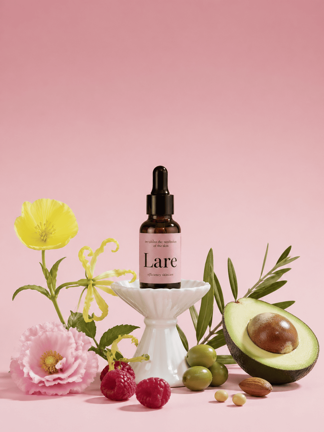 GPT Image 2 精细局部编辑粉色产品示例图