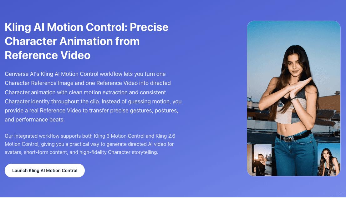 AI Motion Control workflow preview